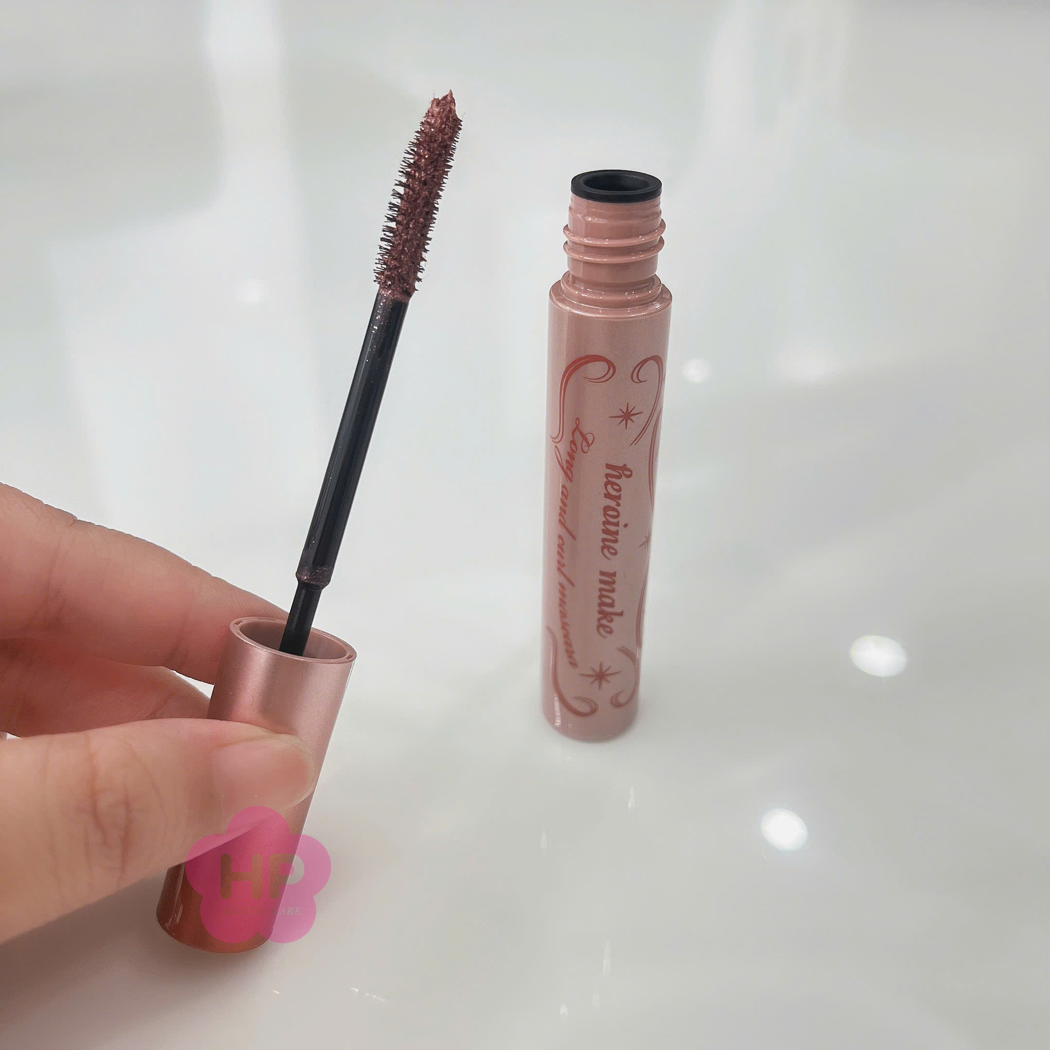 Mascara Dạng Màng Film Giúp Nâng Cong Và Dài Mi Kissme Heroine Make Long &amp; Curl Mascara Advanced Film 6G ( Màu Đồng Ánh Hồng )