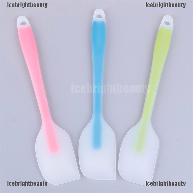 ICEB Heat Resistant Non-stick Silicone Spatula Spoon Cooking Kitchen Cake Scraper