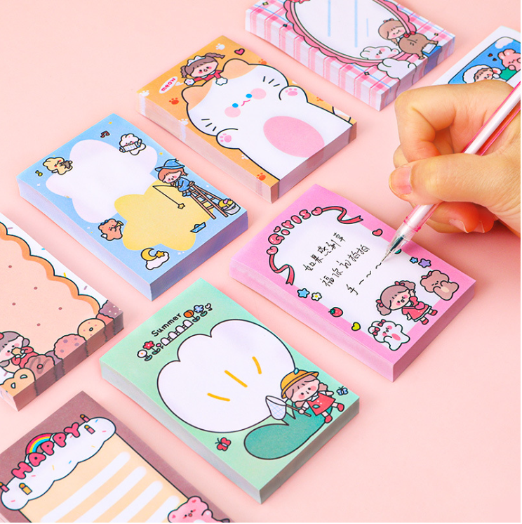 Giấy nhớ note ghi chú kế hoạch 80 tờ cute dễ thương làm đồ dùng học tập, quà tặng nhỏ xinh ý nghĩa