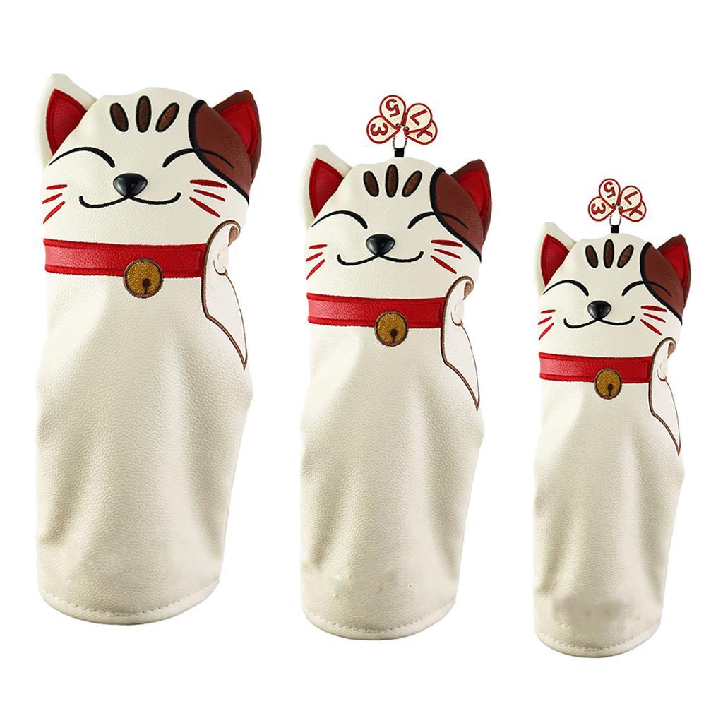 3pcs/Set Durable Golf  .1 3 5 Driver Headcover  Guard