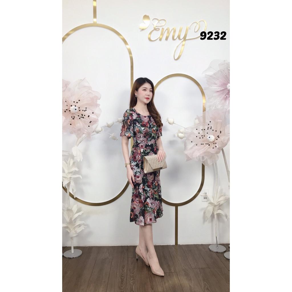 Đầm EMY EM9232 Body Hoa Đuôi Cá