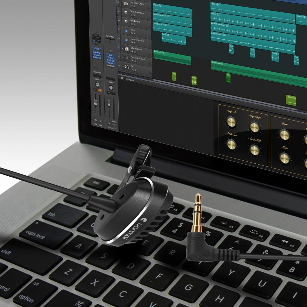 Lavalier Microphone Professional Omnidirectional Mic for video Lectures