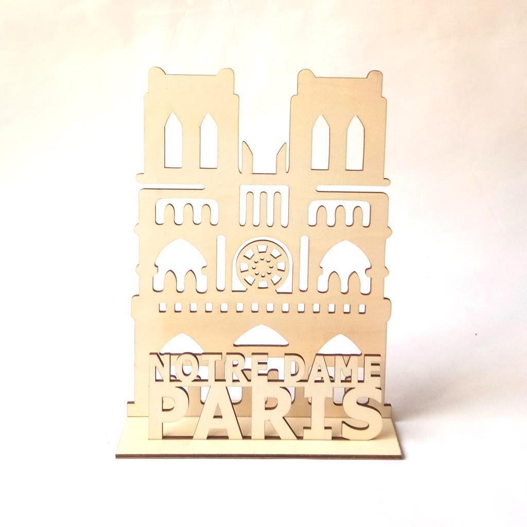 Wooden Decoration Tableware Wooden Crafts Desktop Decor Desktop Ornaments, Notre