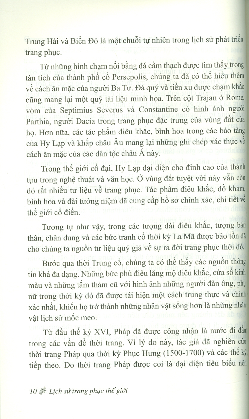 Lịch Sử Trang Phục Thế Giới - Katherine Morris Lester; Vũ Huyền Trang dịch