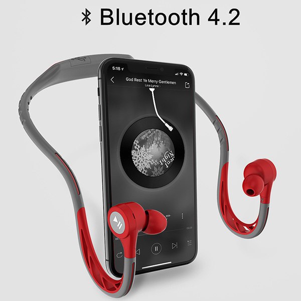 Tai Nghe Bluetooth Thể Thao l66830A2 Thiết Kế Đeo Cổ Vô Cùng Tiện Lợi.