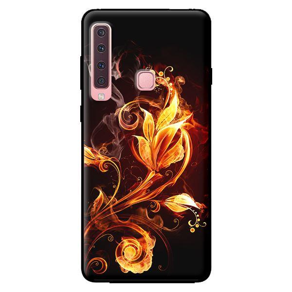 Ốp lưng in cho Samsung Galaxy A9 2018 mẫu Hoa Lửa - Hàng chính hãng