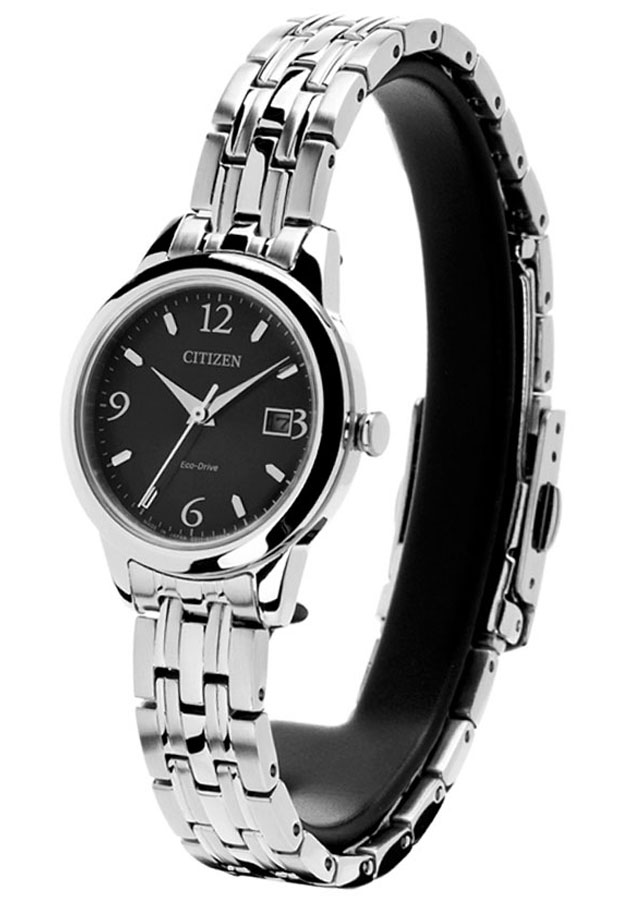 Đồng Hồ Nữ Citizen Dây Thép Không Gỉ EW2230-56E - Mặt Đen (Sapphire)