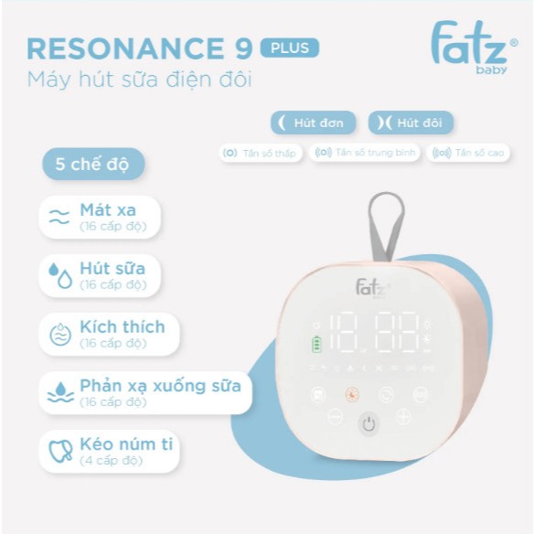 Máy hút sữa điện đôi Resonance 9 Plus- FB1168MB
