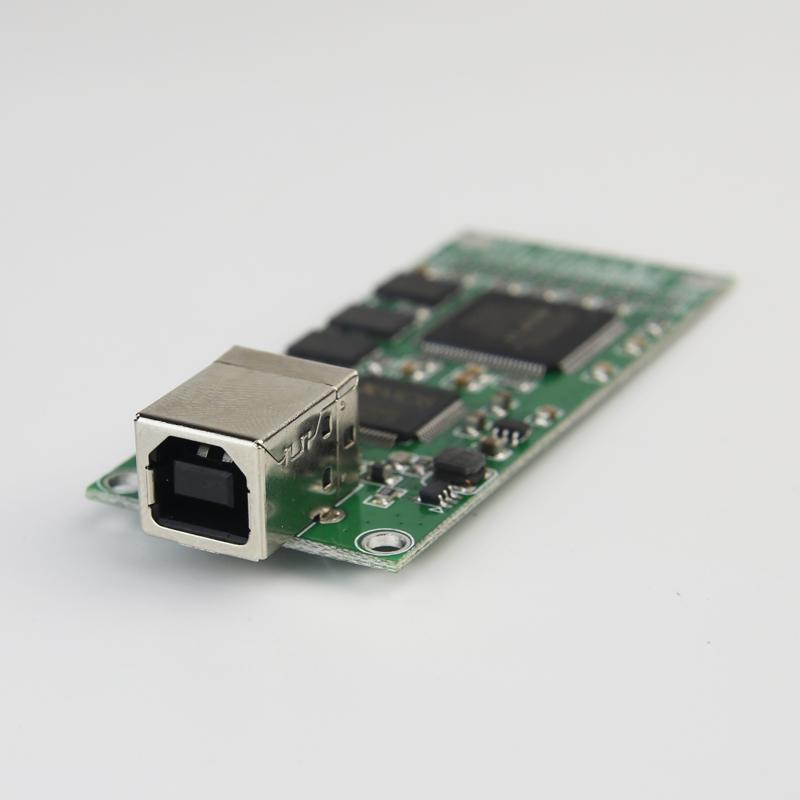 XMOS CPLD USB Giao diện kỹ thuật số XU208 Module I2S SPDIF Đầu ra DSD512 Bảng giải mã tương thích với Amanero của Ý cho DAC