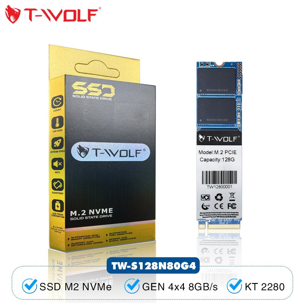 Ổ cứng SSD T-WOLF 128GB - Hàng chính hãng