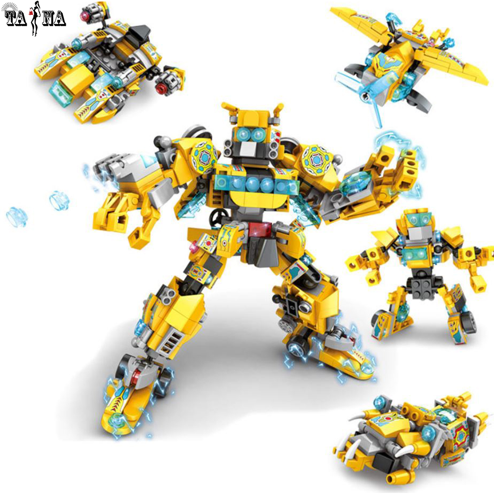 Đồ chơi lắp ráp mô hình Robot ong bắp cày 4in1