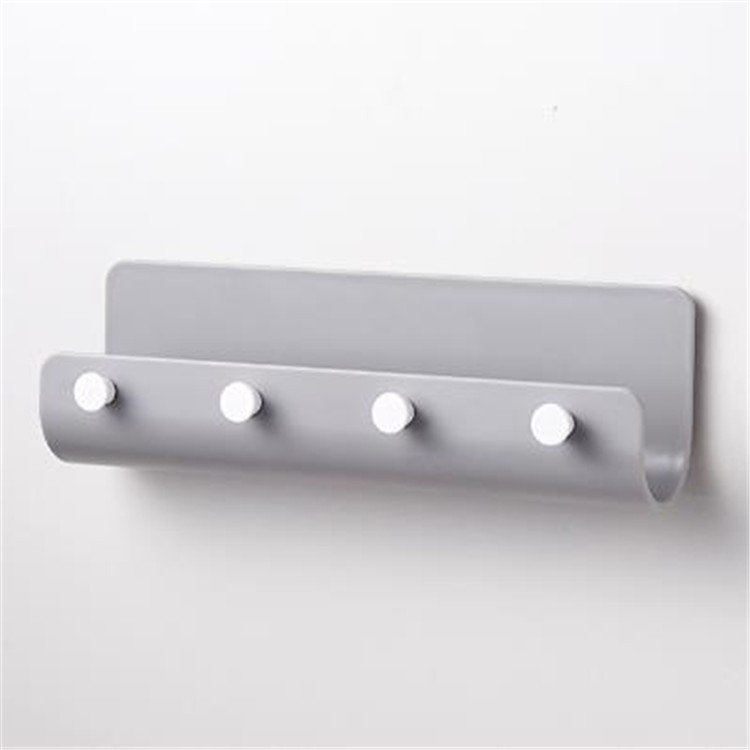 Kệ Để Đồ Dán Tường Có 4 Móc - CỰC KÌ TIỆN ÍCH