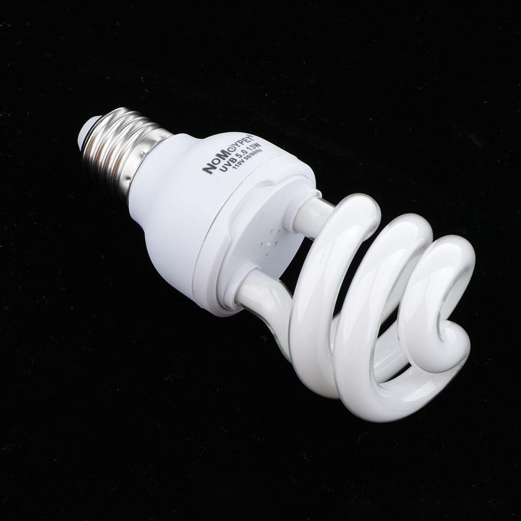 UVB Reptile Light Bulb Terrarium Amphibian Basking Lamp For Reptile
