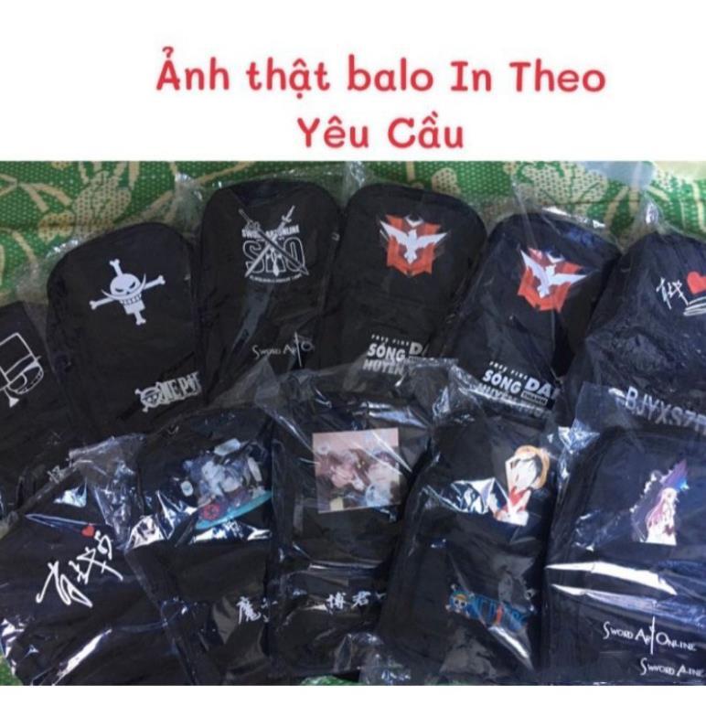 Balo Đi Học Free Fire nhân vật và skin