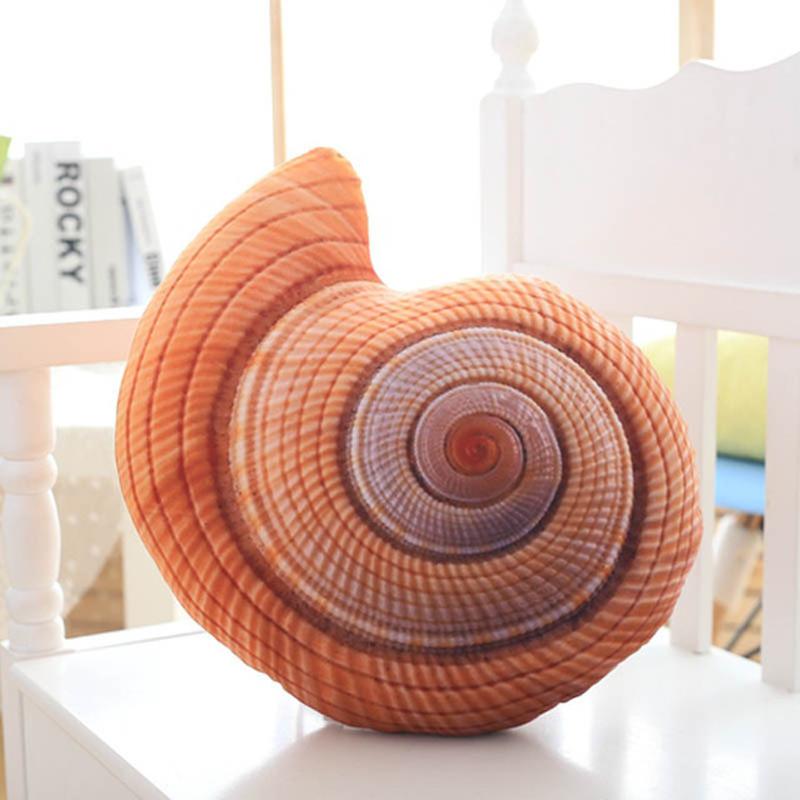Biển Vỏ Sao Biển Xà Cừ Nhồi Bông Mềm Đệm Ngủ Gối Trang Trí Nhà Ghế Sofa Giường Ngủ Đệm Đồ Đi Biển Trẻ Em Sang Trọng