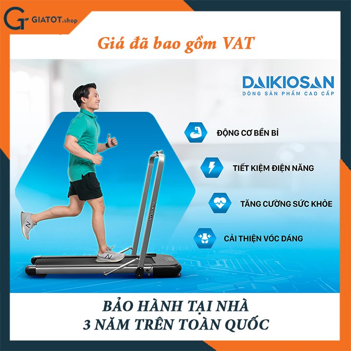 Máy chạy bộ đơn năng chính hãng Daikiosan DVCB-00001