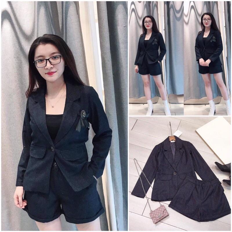 HÀNG SALE SỐCSet vest dạ quần sooc xuất Nhật