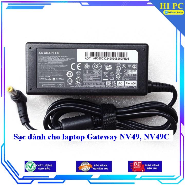 Sạc dành cho laptop Gateway NV49 NV49C - Kèm Dây nguồn - Hàng Nhập Khẩu