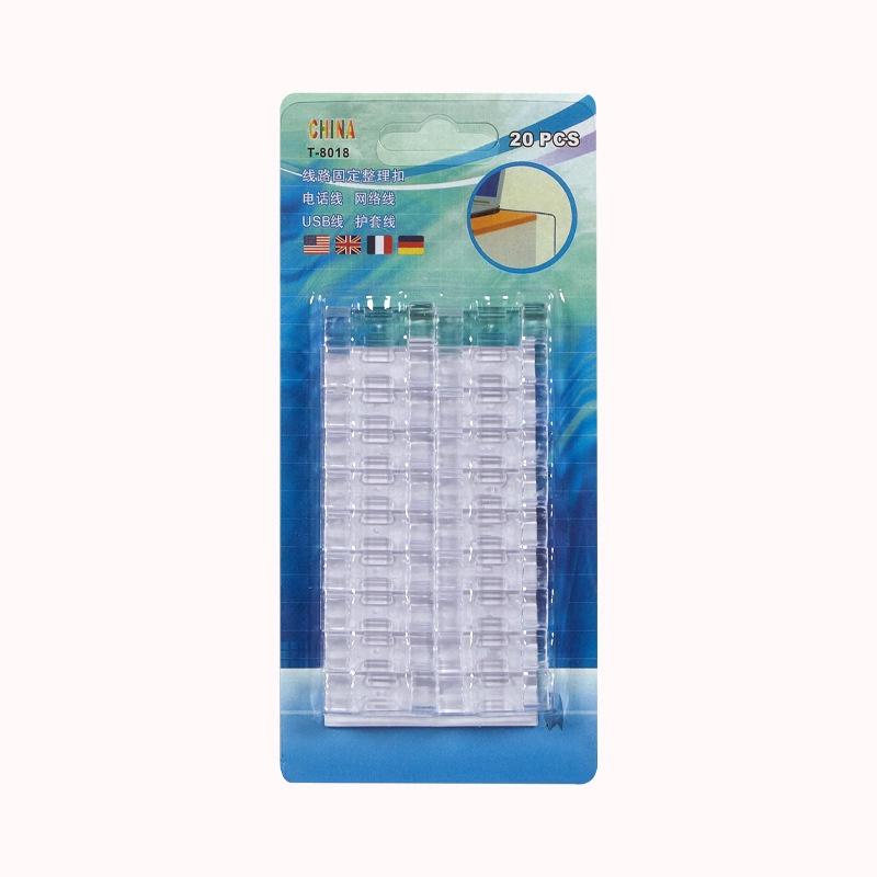 Set 20 phụ kiện kẹp giữ cáp gọn gàng tiện dụng