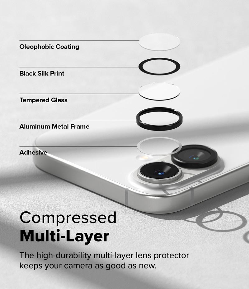 [Combo 2] Dán camera cho iPhone 16 Pro Max / iPhone 16 Pro / 16 Plus / 16 RINGKE Camera Lens Frame Glass - Hàng Chính Hãng