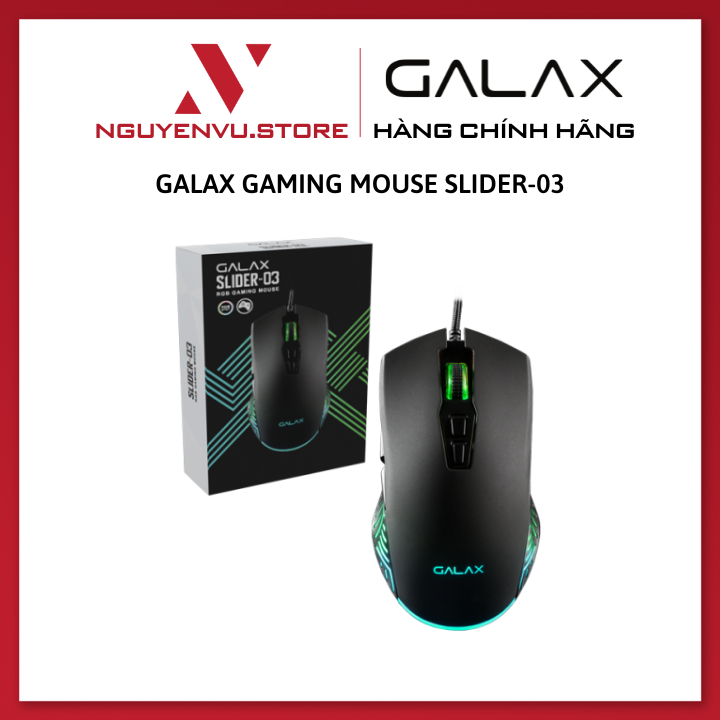 Chuột Gaming Galax Slider-03 Led RGB - Hàng chính hãng