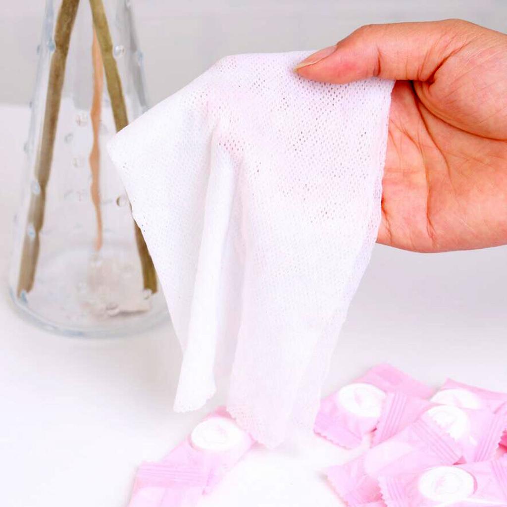 Du Lịch Cắm Trại Khăn Nén Khăn Bông Dùng Một Lần Giấy Toliet