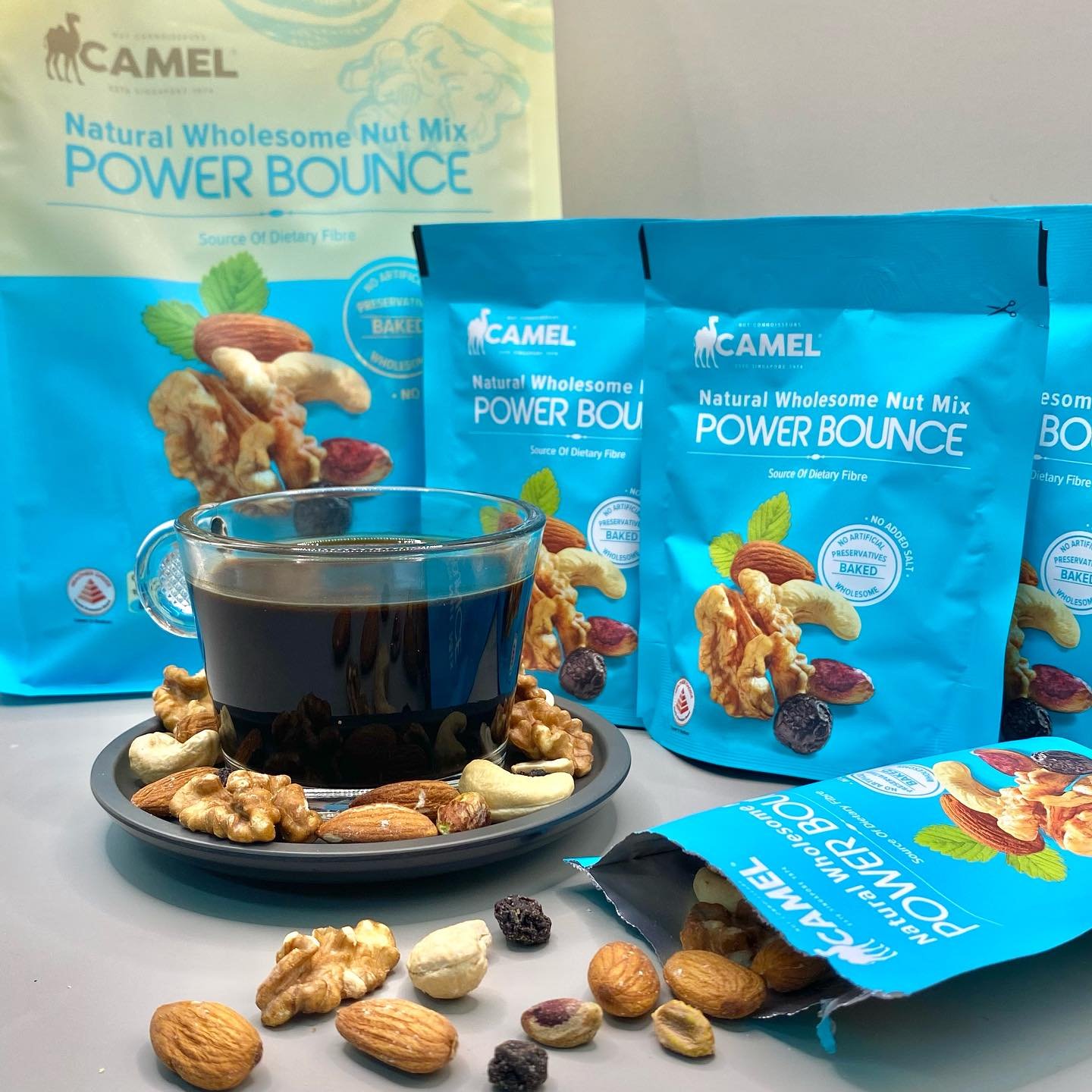 HỖN HỢP HẠT NGUYÊN CHẤT TỰ NHIÊN CAMEL POWER BOUNCE - SINGAPORE