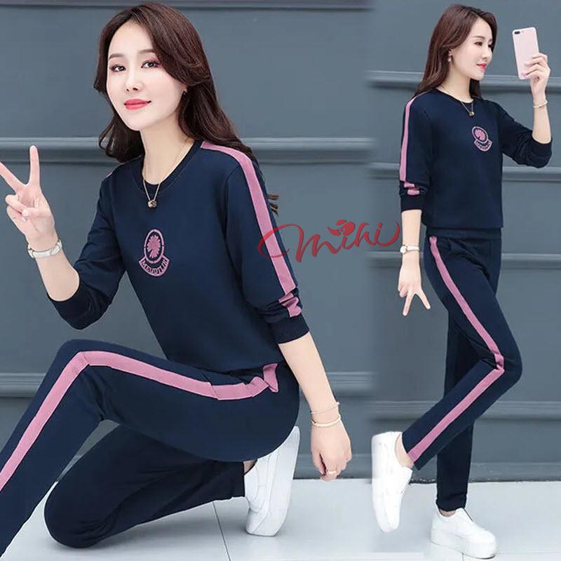 Bộ thể thao nữ đẹp Umi B94 - Set đồ thể dục thu đông - Quần áo thời trang trung niên cho mẹ, trung tuổi giá rẻ Bigsize