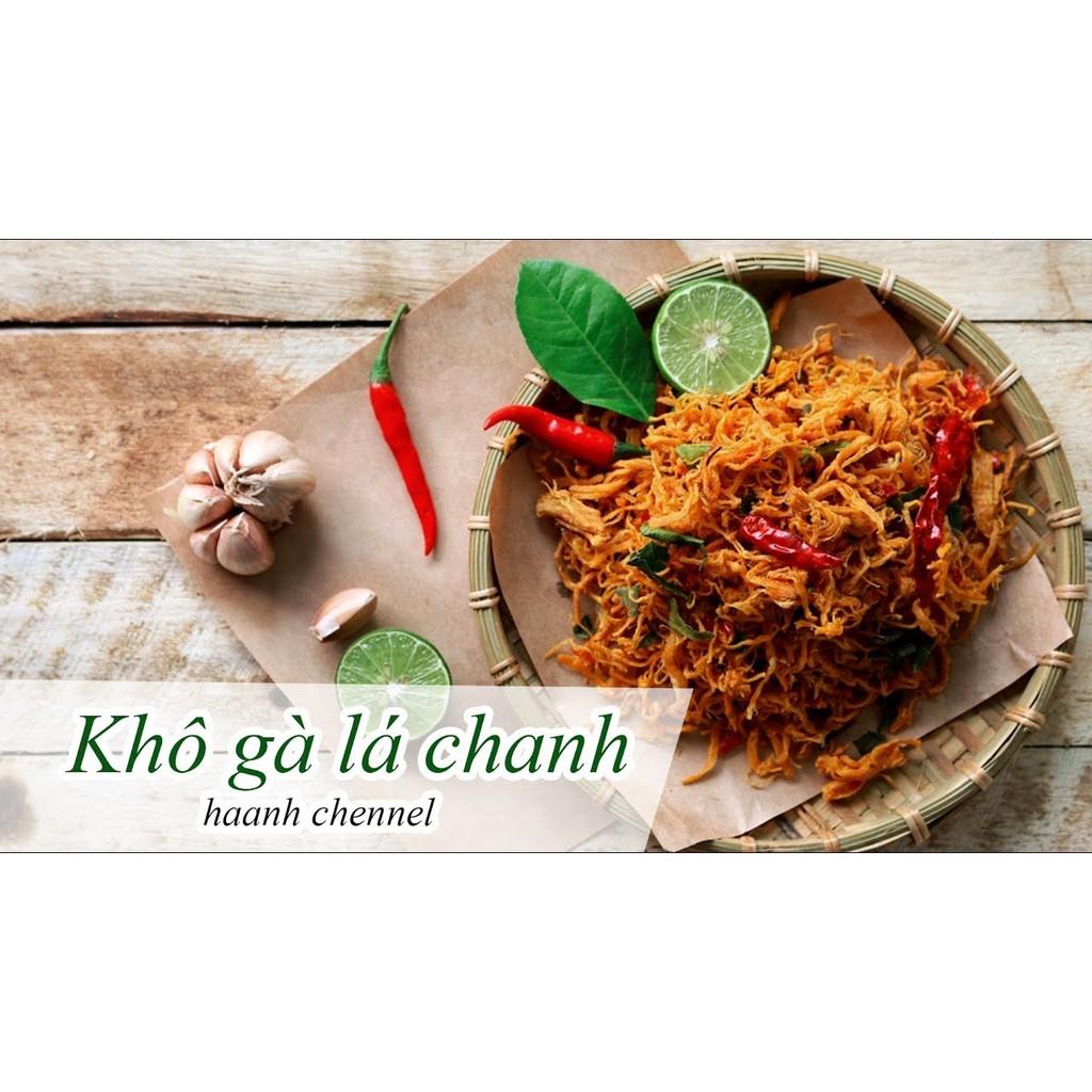 Khô Gà Lá Chanh VIETTIN MART 1KG - Khô Gà Cay Lá Chanh - Đóng 2 hũ 500g