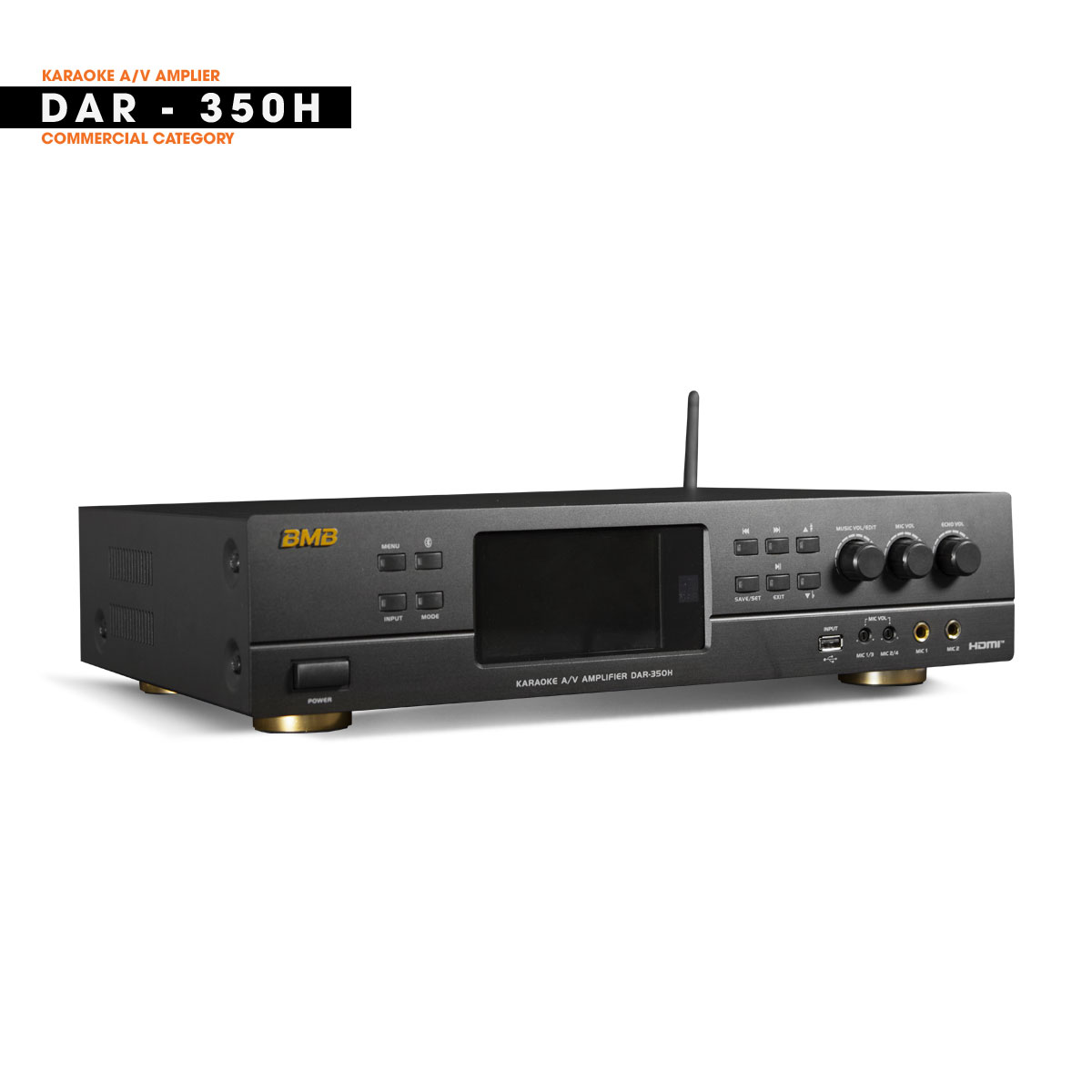 Ampli karaoke BMB DAR-350H (CÁI) HÀNG CHÍNH HÃNG NHẬP KHẨU NHẬT BẢN