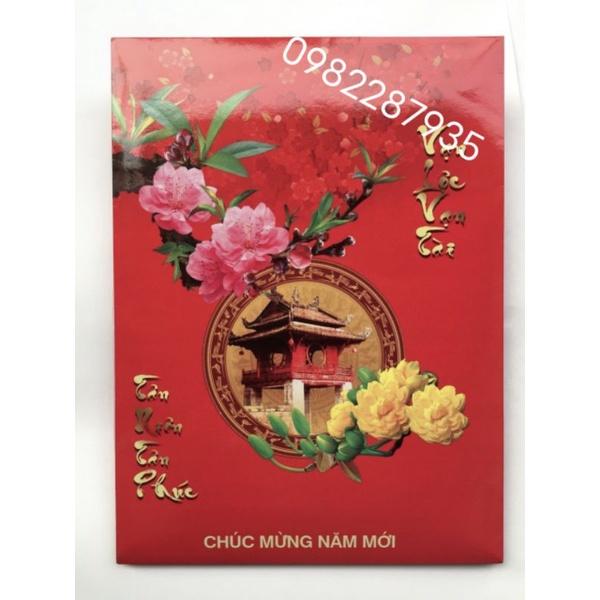 Túi tết, túi giấy kraft hoa kẻ, túi giấy chúc mừng năm mới