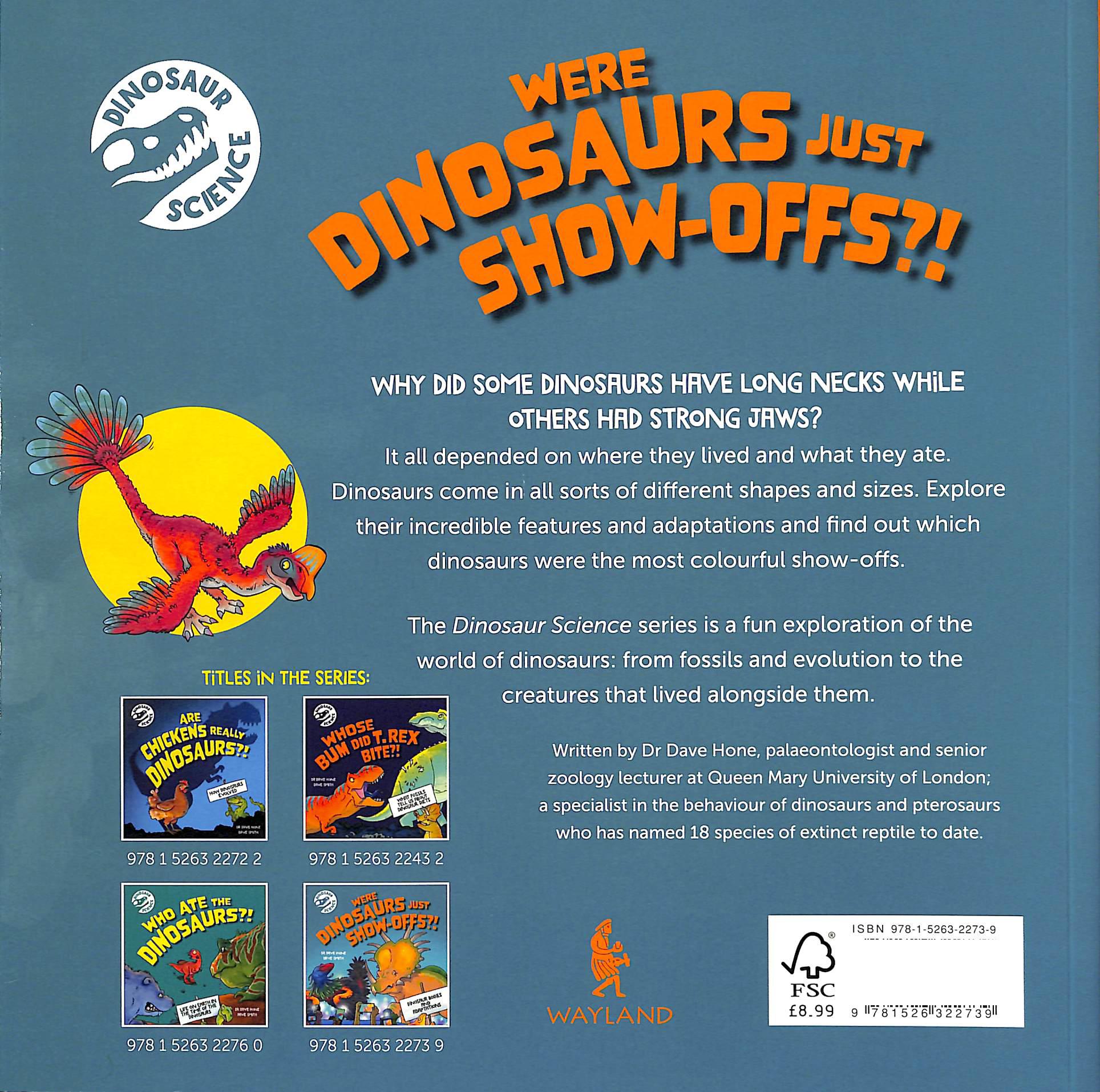 Sách ngoại văn: Dinosaur Science - Were Dinosaurs Just Show-Offs?!