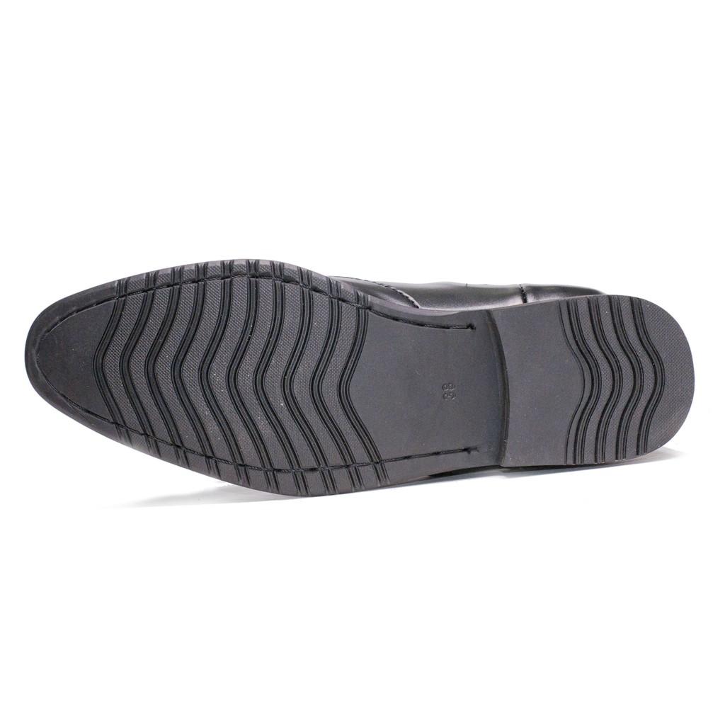 Giày Chelsea Boot Nam Cổ Chun Da Nhám Màu Đen Đế Khâu Rất Chắc Chắn - CB520-NHAMCHUN