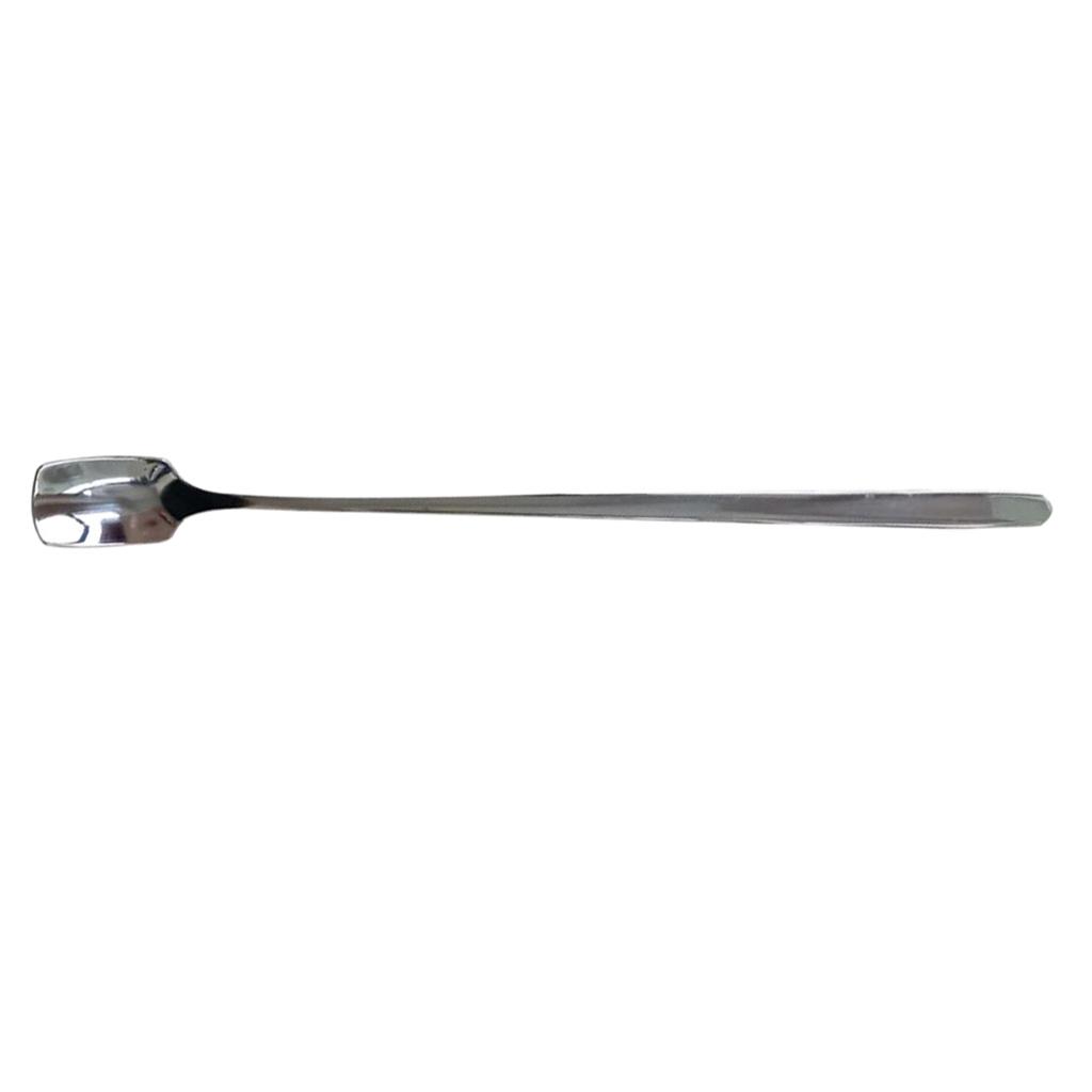 2xStainless Steel Long Mixing Stirring Spoon Coffee Spoon Ice Multipurpose