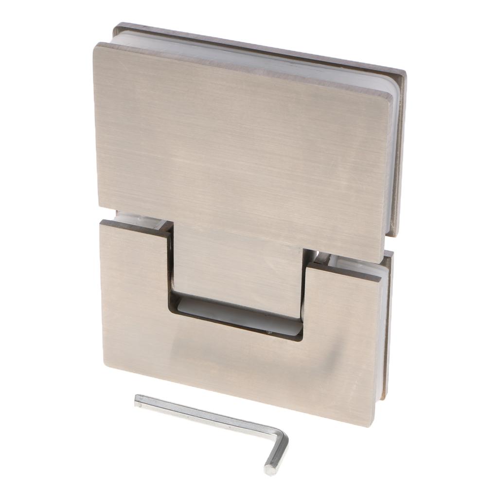 180 Degree Adjustable Glass Shower Hinges Tempered Glass Clamp Connector Shower Doors Hinges