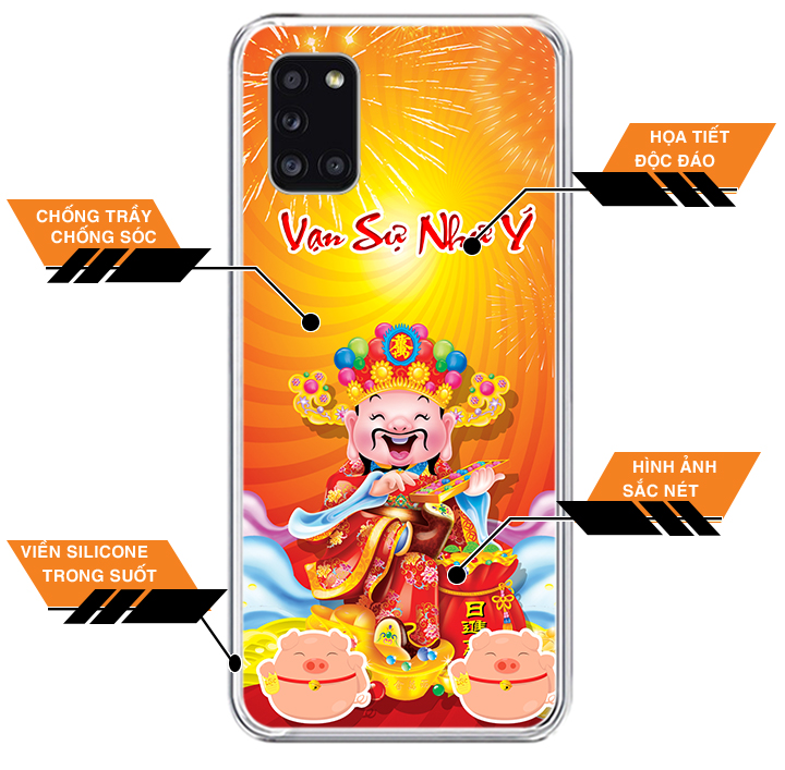 Ốp lưng điện thoại SAMSUNG GALAXY A31 - Silicon dẻo - 0154 THANTAI03 - Hàng Chính Hãng