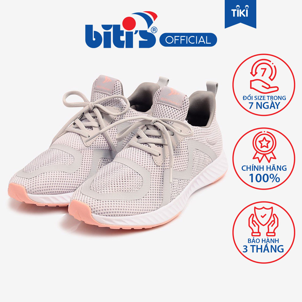 Giày Đi Bộ Nữ Biti's Hunter Jogging Light Grey DSWH05300XAM