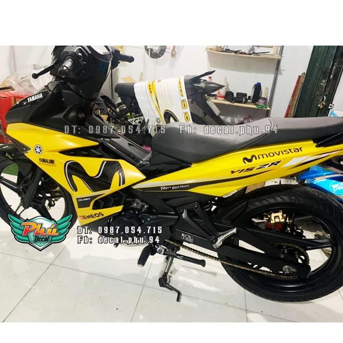 Tem rời Exciter 150 Movistar vàng đen