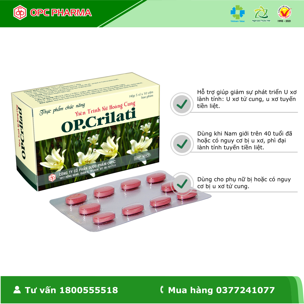 OPCRILATI - VIÊN TRINH NỮ HOÀNG CUNG