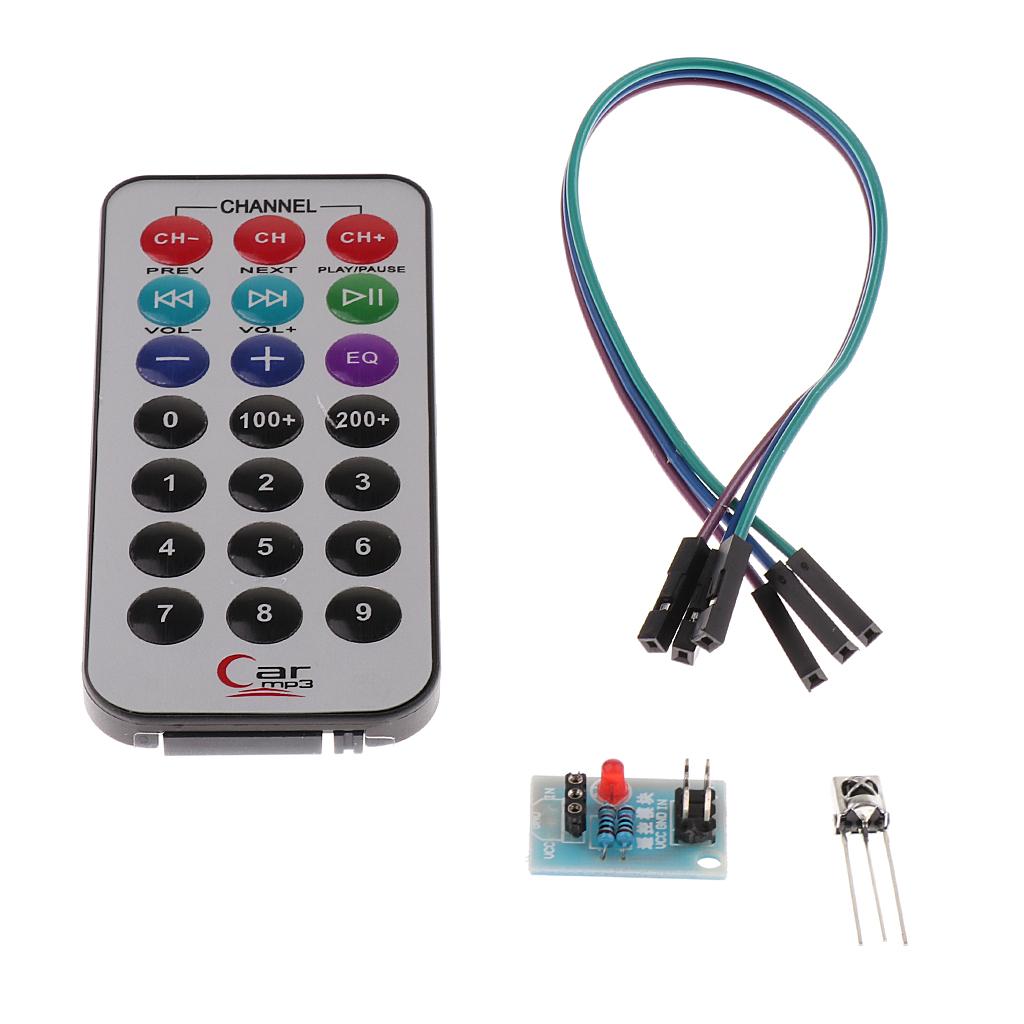 HX1838 VS1838 Infrared IR Wireless Remote Control Sensor Module Kits for DIY