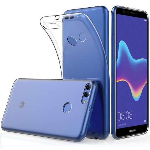 Ốp lưng silicon dẻo trong suốt Loại A cao cấp cho Huawei Y9 2018