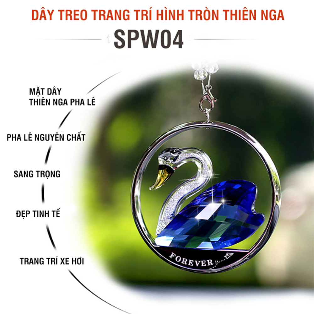 Dây Treo Trang Trí Hình Tròn Thiên Nga SPW04