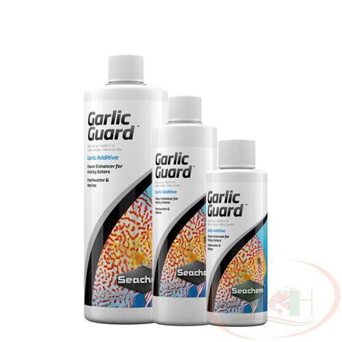 Hỗ trợ tiêu hóa Seachem Garlic Guard 100ml, 250ml, 500ml cải thiện biếng ăn cá thủy sinh nước biển