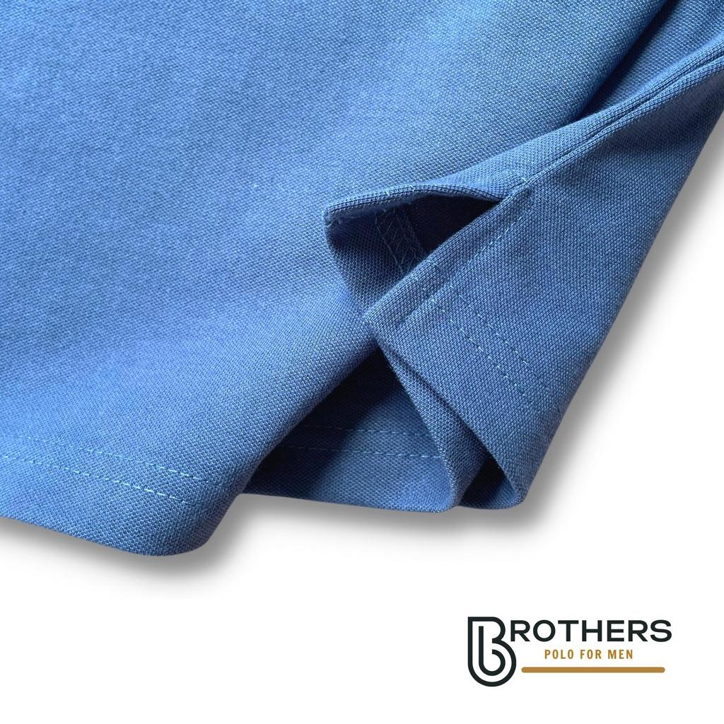 Áo thun POLO nam PARA xanh cổ trụ bẻ, chuẩn form, vải cá sấu cotton cao cấp, sang trọng lịch lãm - BROTHERS