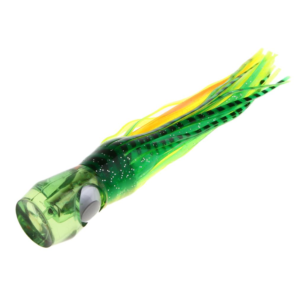 5pcs Fishing Lure Trolling Lure Head Saltwater for Tuna Marlin Mahi Wahoo