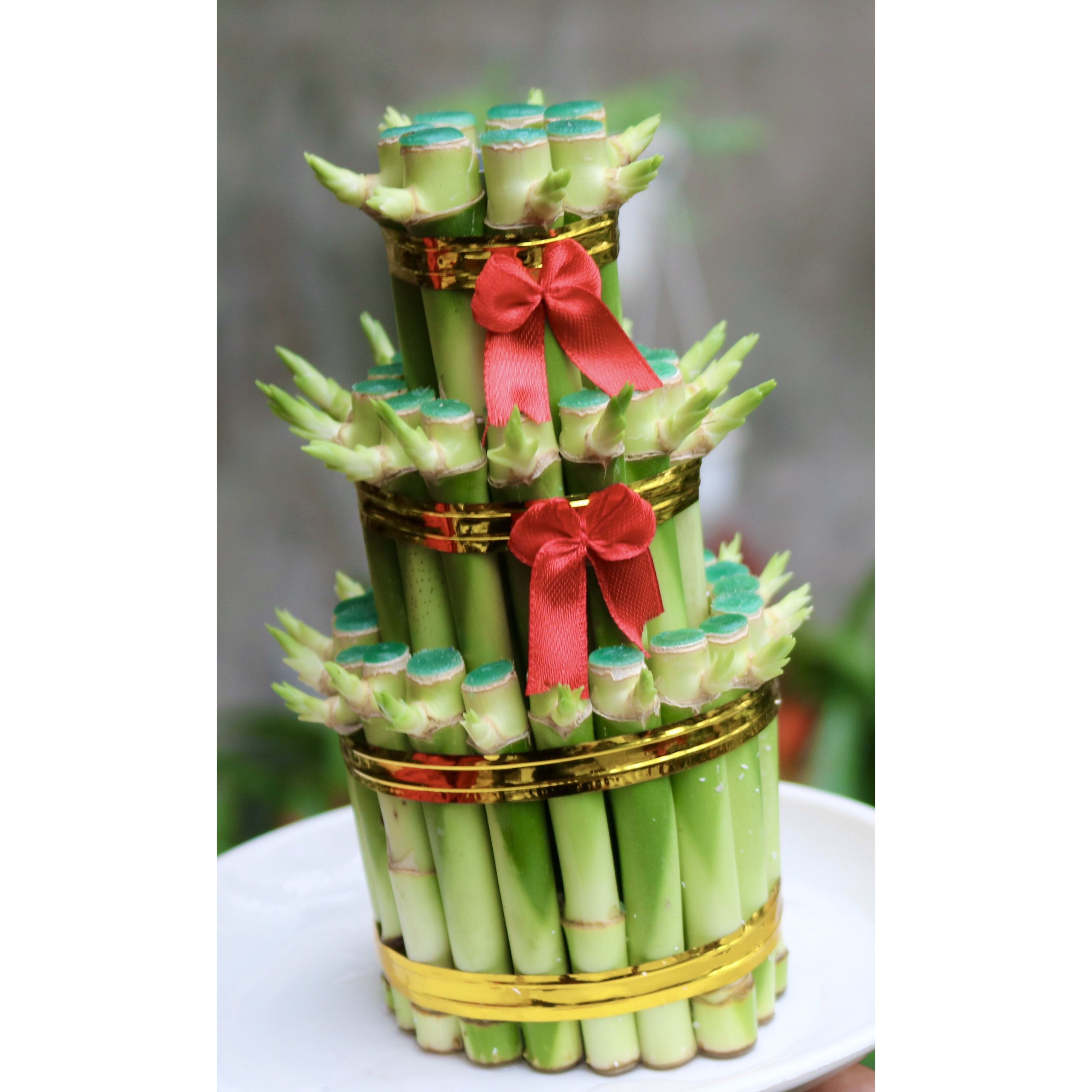 Chậu phát tài phú quý 3 tầng