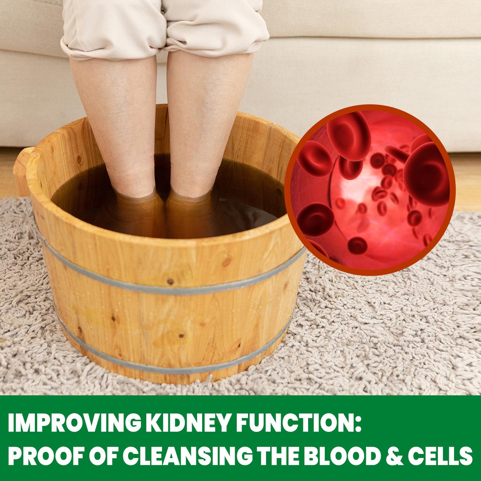 South Moon 10Pcs Lymphatic Drainage Foot Soak Mild Herbal Stimulate Detoxfication Foot Bath Bags