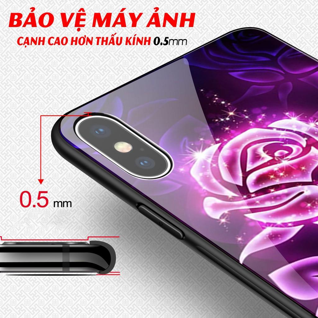 Ốp Dành Cho iPhone mặt kính in hình 3D cho IPhone 5/5s/6/6plus/6s/6splus/7/7plus/8/8plus/x/xr/xs/11/12/pro/max/plus/promax