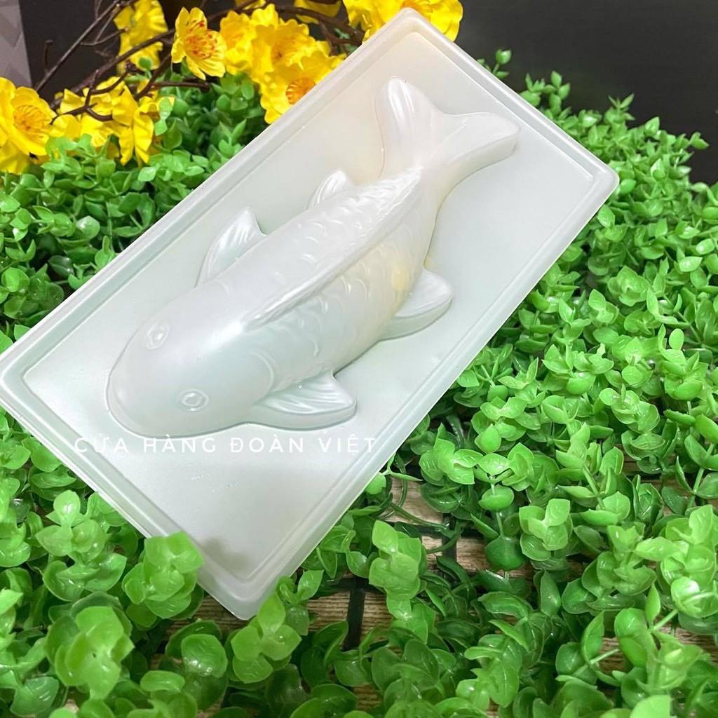 Khuôn rau câu, khuôn nhấn xôi, bánh tổ ….. Hình cá koi , cá chép - Chất liệu nhựa dày bóng , siêu sắc nét nhiều size