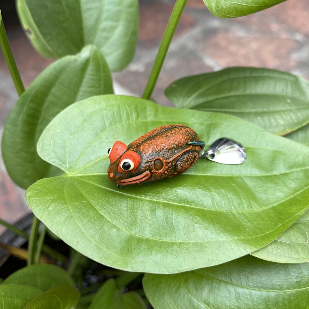 Nhái hơi thái lan mắt lồi 4cm / 7gr lưỡi titan Phukiencaulure25 nhái hơi câu lure mắt lồi siêu nhạy, lưỡi tian không rỉ